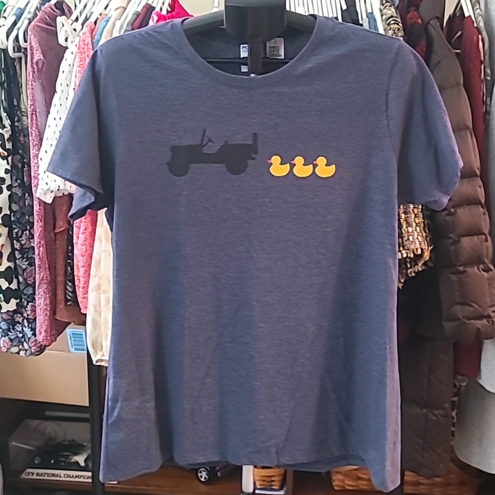 Navy Blue Jeep Duck T-Shirt
